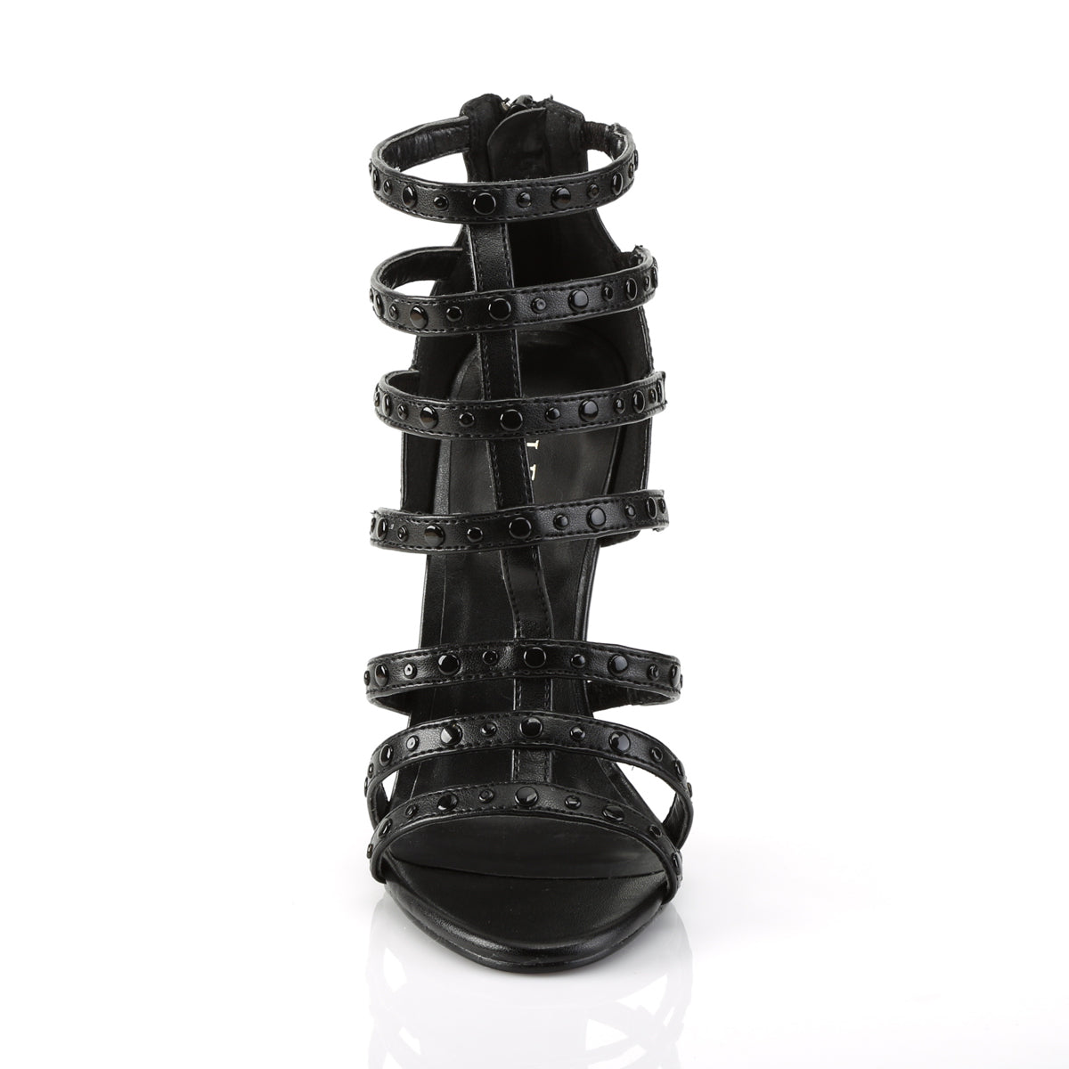 sexy 15 pleaser sexy shoes 5 inch heel strappy t strap sandals back zip
