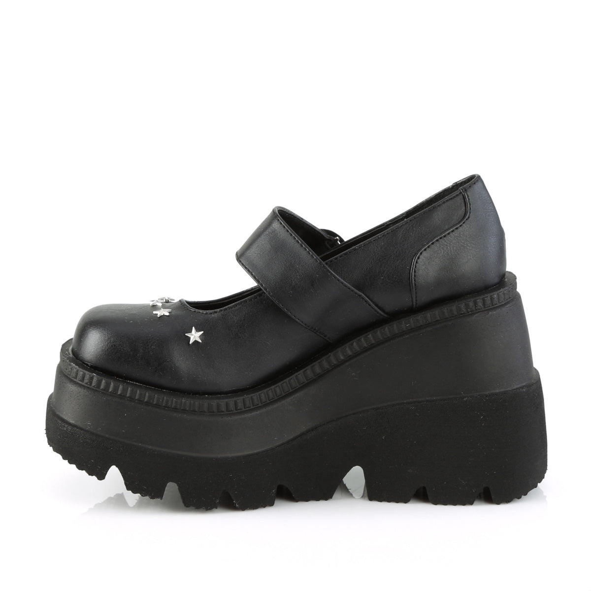 shaker 27 demonia footwear womens platforms white