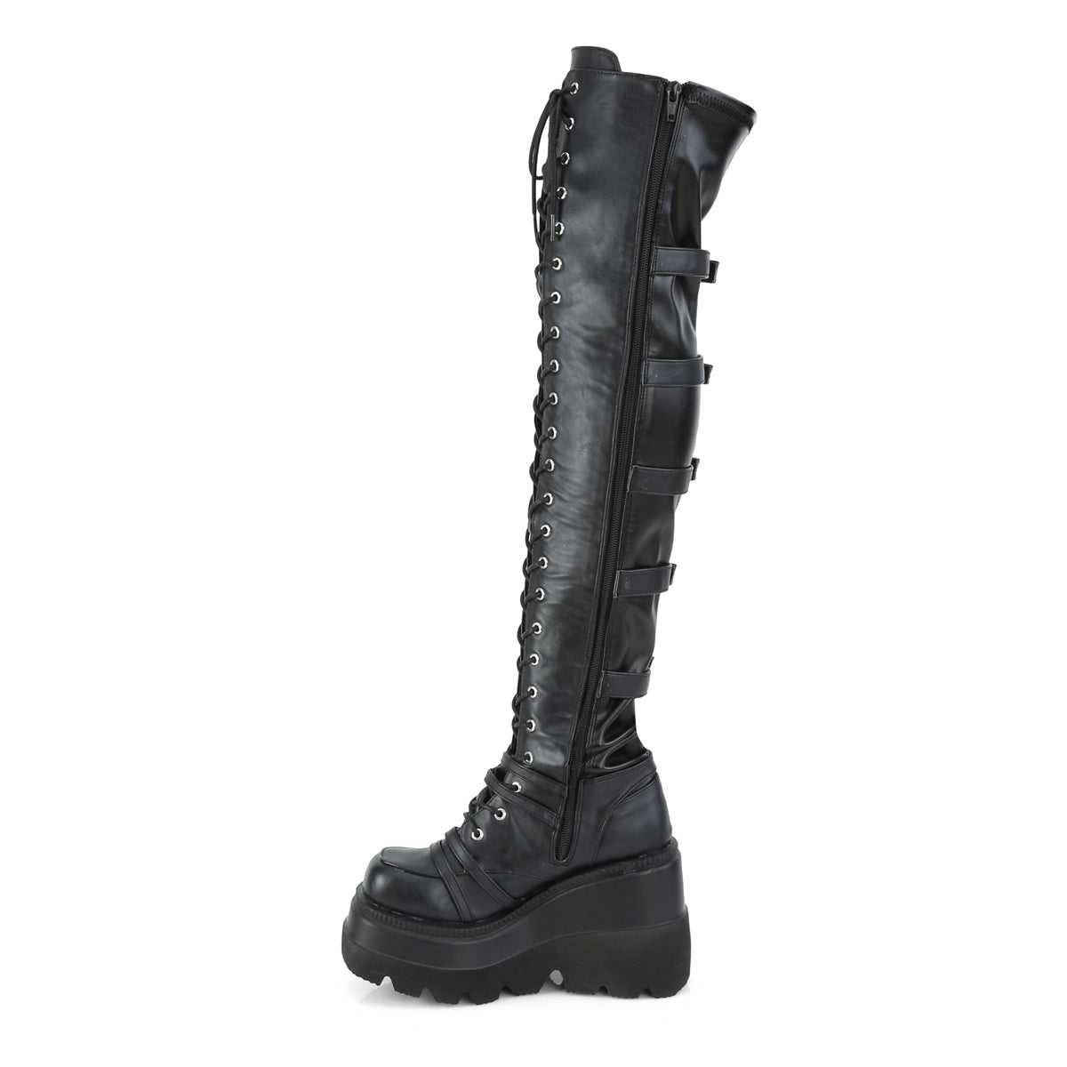 ashes 33 demonia footwear womens platforms black vegan