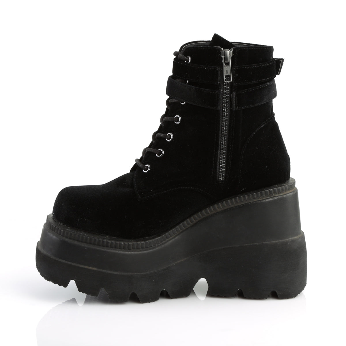 shaker 52 demonia footwear womens ankle boots emrald