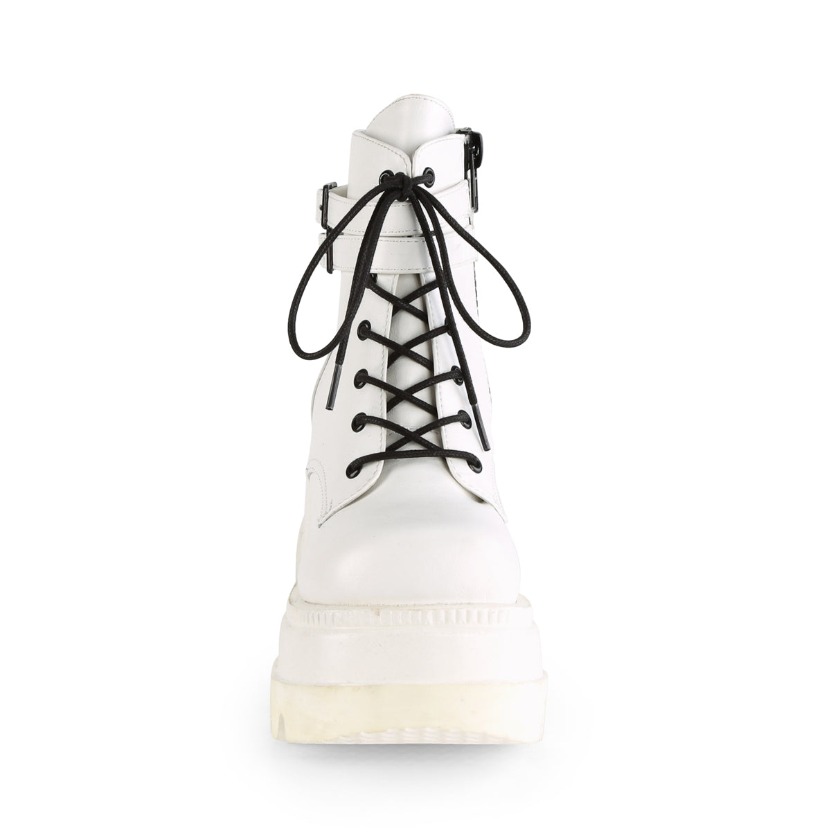 shaker 52 demonia footwear womens ankle boots white