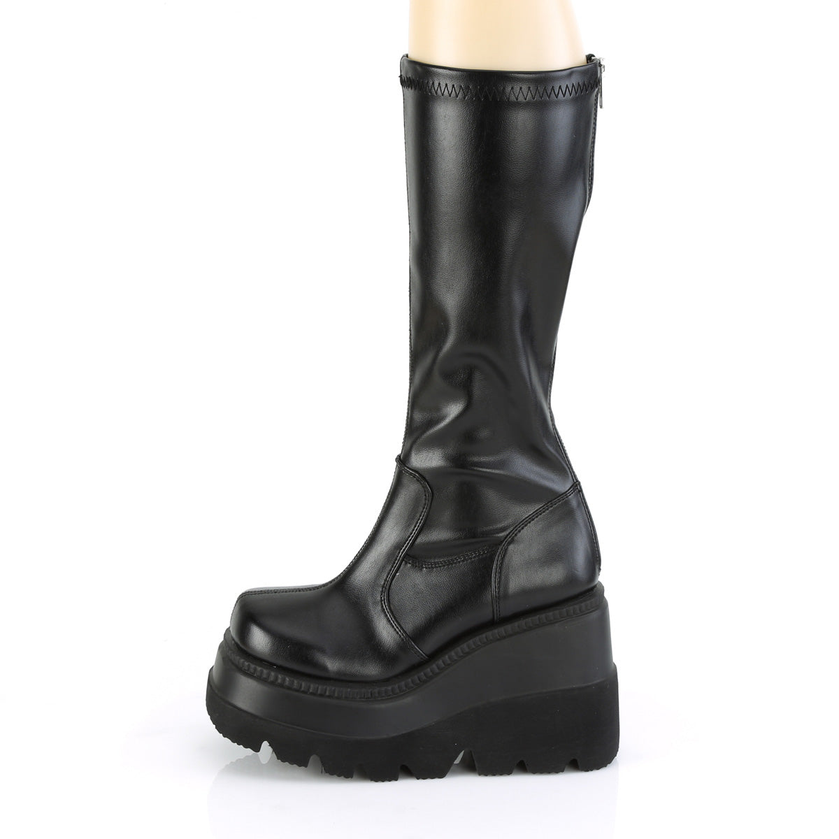 shaker 65wc demonia footwear womens knee highs