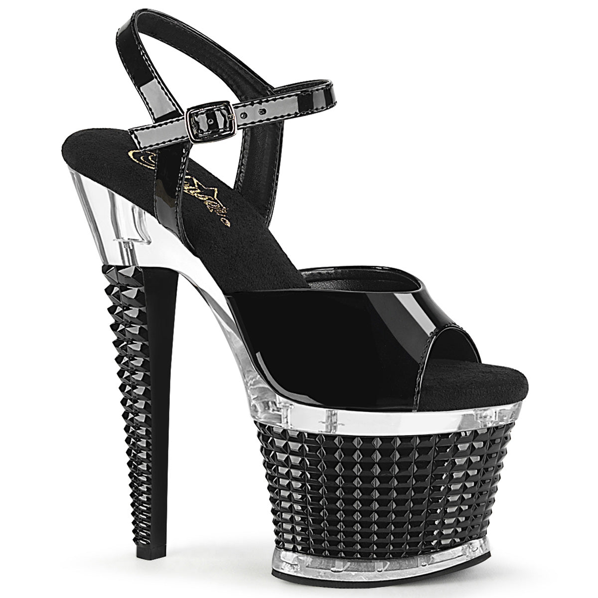 SPECTATOR-709-Black-Pat-Clear-Black-Pleaser-Platforms-(Exotic-Dancing)