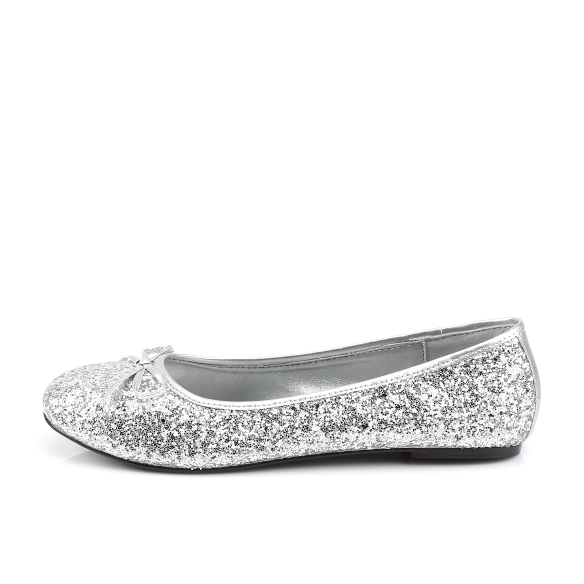 STAR-16G Funtasma Silver Glitter Women's Costume Shoes Funtasma Costume Shoes