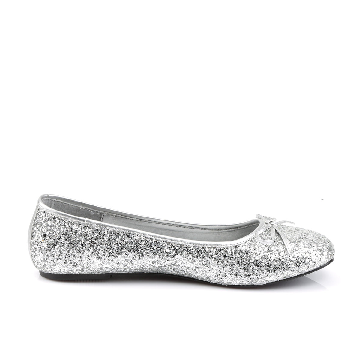 STAR-16G Funtasma Silver Glitter Women's Costume Shoes Funtasma Costume Shoes Fancy Dress