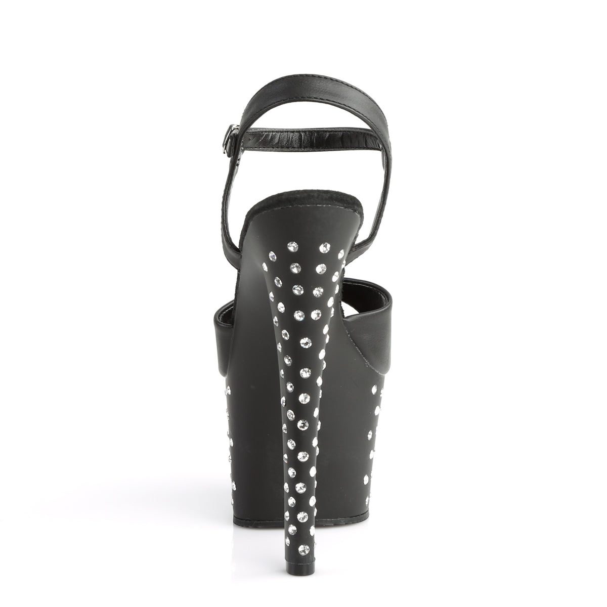 stardust 709 pleaser sexy shoes 7 inch rhinestone studded ankle strap platforms sandals