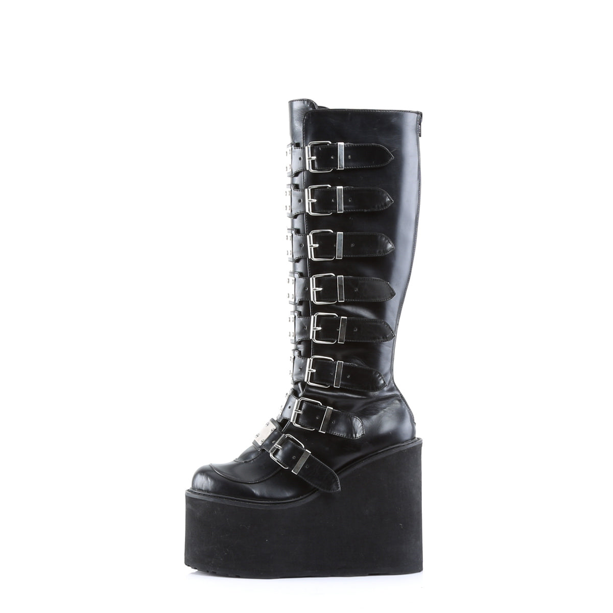 Swing-815 Demoniacult Alternative Calle's Knee de rodilla High Boots