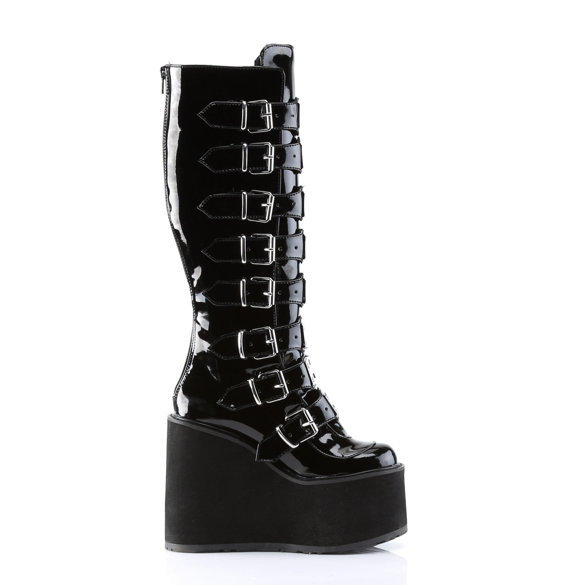Swing-815 Demoniacult Alternative Calle's Knee de rodilla High Boots