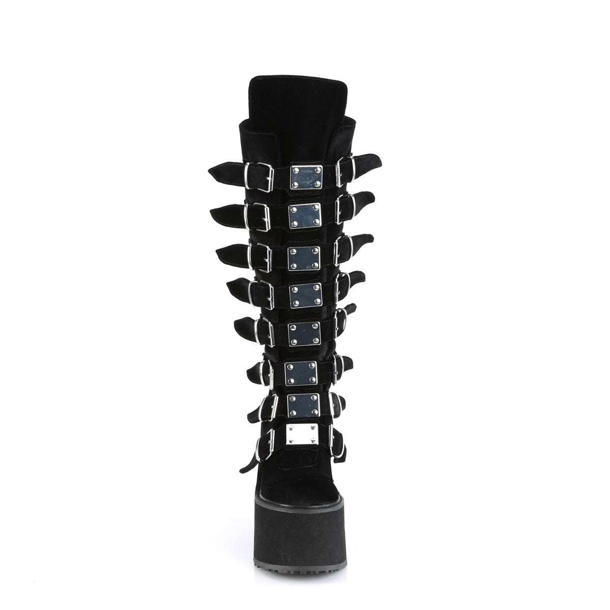Swing-815 Demoniacult Alternative Calle's Knee de rodilla High Boots