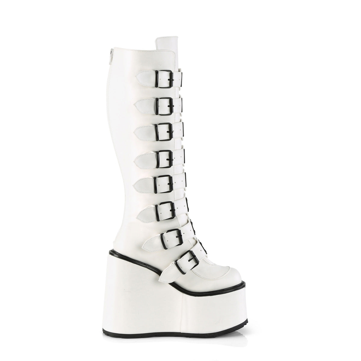Swing-815 Demoniacult Alternative Calle's Knee de rodilla High Boots