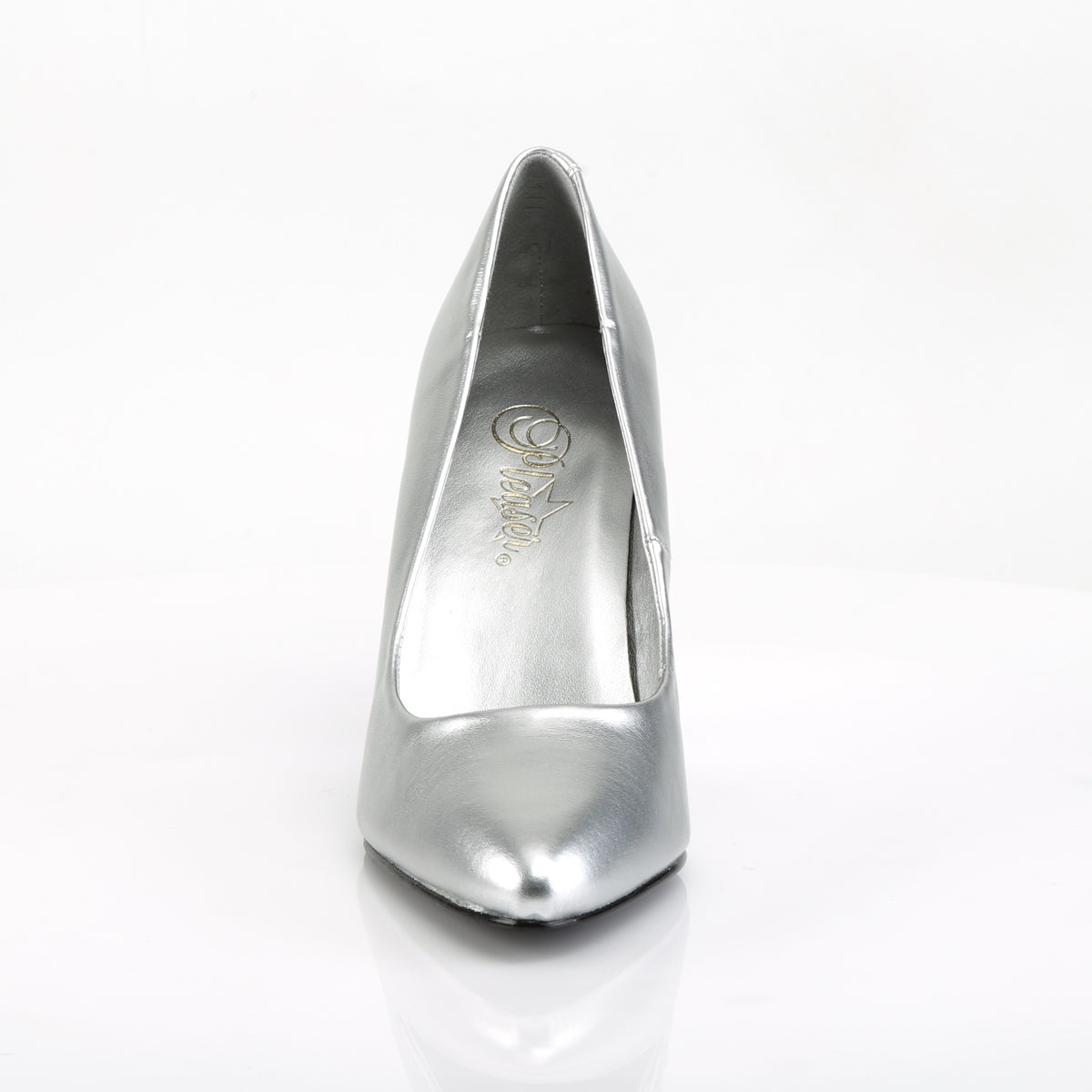 vanity 420 pleaser sexy shoes 4 inch classic stiletto heel shoes pumps silver