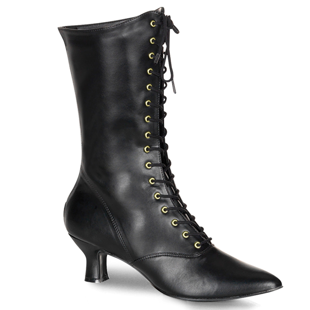 Black 2.8 Inch Fancy Dress Women's Boots - Funtasma VICTORIAN-120