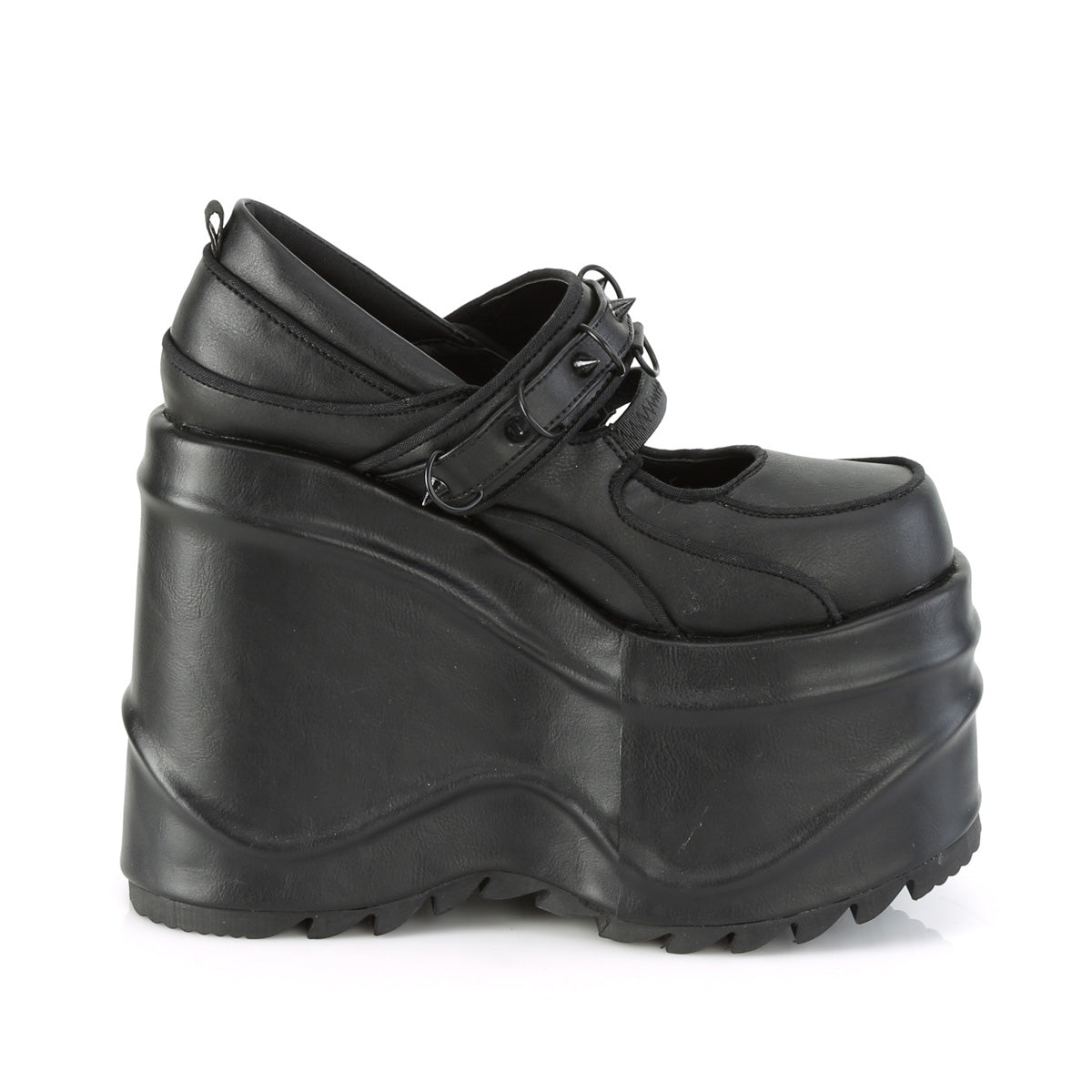 Wave-48 Demoniacult alternatieve schoenen dames dikke platforms