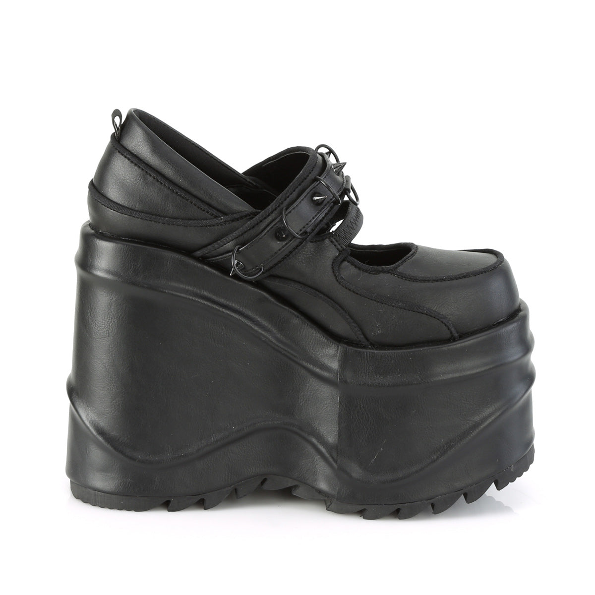 WAVE-48 Demoniacult Alternative Footwear Women's Chunky Platforms