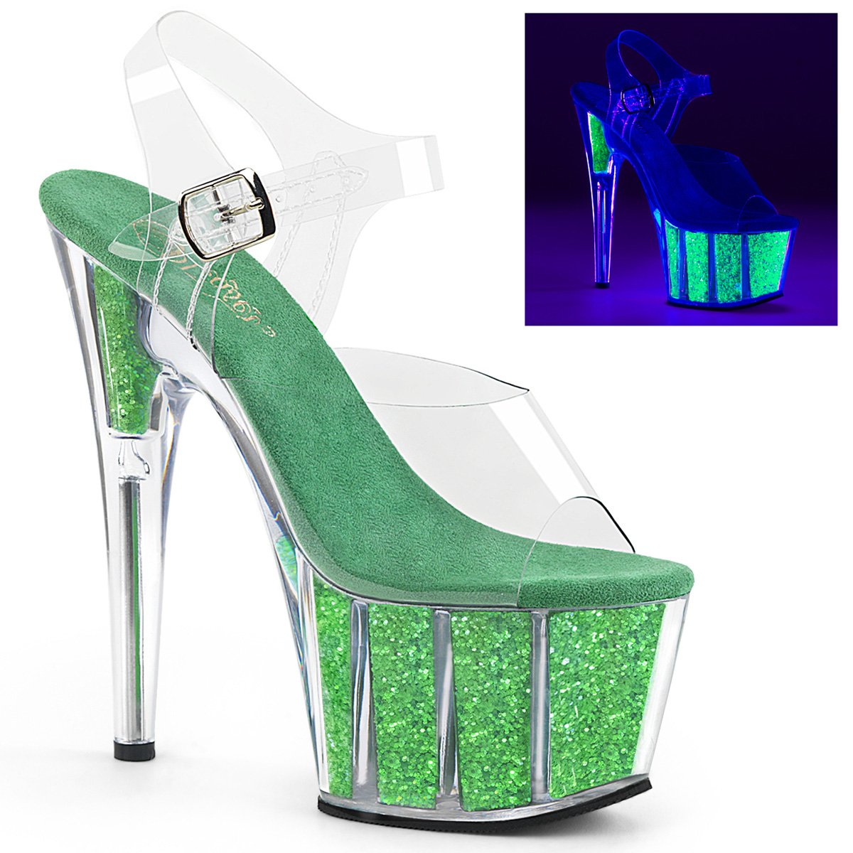 Green Pole Dancing Shoes