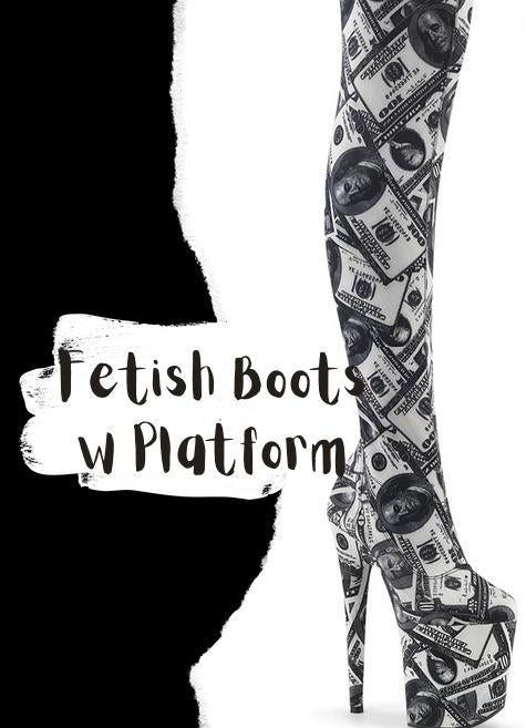 Fetish boots with Platforms