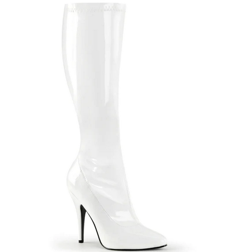 White Stretch Patent