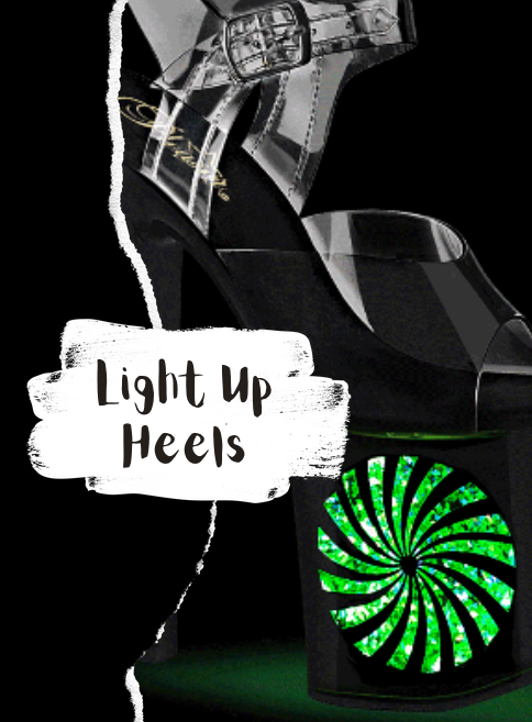 Pleaser Lights Up Alternative Heels