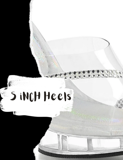 Pleasers Posing Competition 5 Inch Heel Sandals