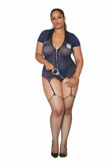 DG11855X Sexy Dreamgirl Lieutenant Lusty Plus Size Fantasy Costume