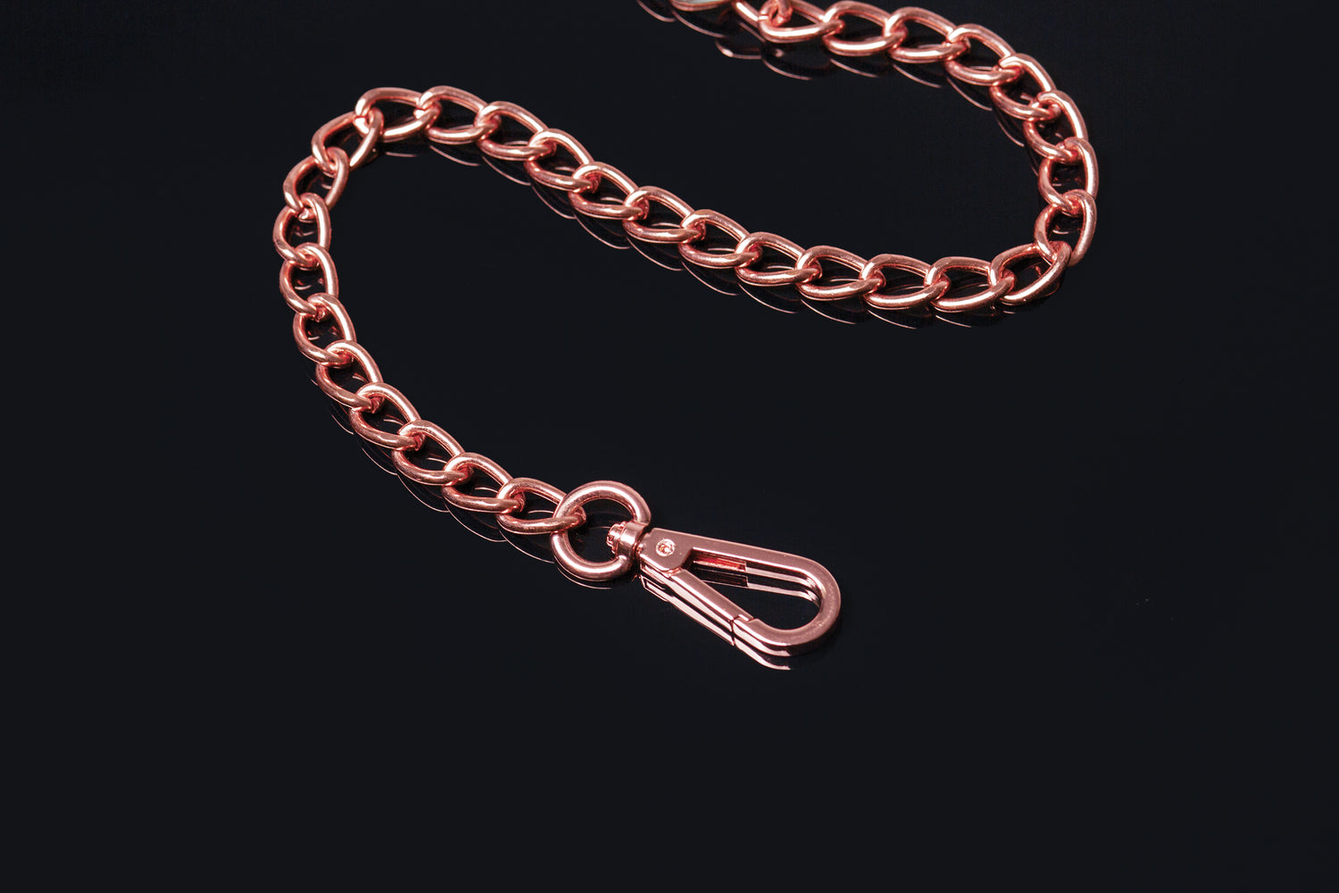 CQ22532-BLK Chain Leash Black