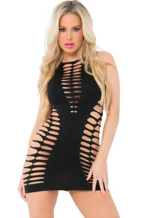 PL25093 Sexy Love Or Lust Seamless Dress Cutout details