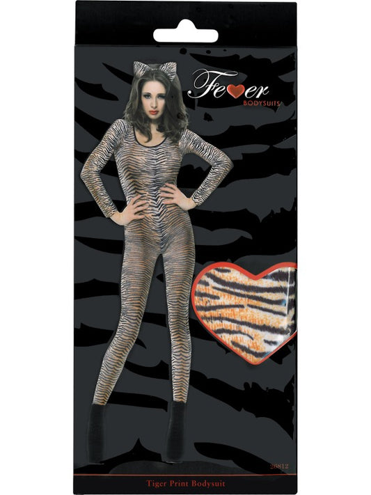 FV26812 Tiger Stripes Body Stocking Fantasy Lingerie