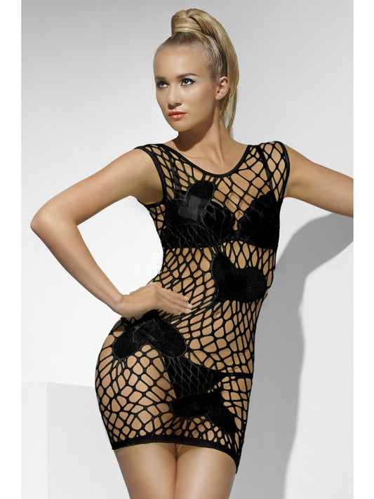 FV39817 Net Lingerie Mini Dress