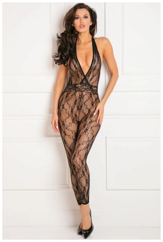 RR7066 Rene Rofe Lingerie Lingerie Lacy Movie Bodystocking