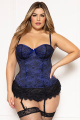 STM9103X Blue Seven Til Midnight Lingerie
