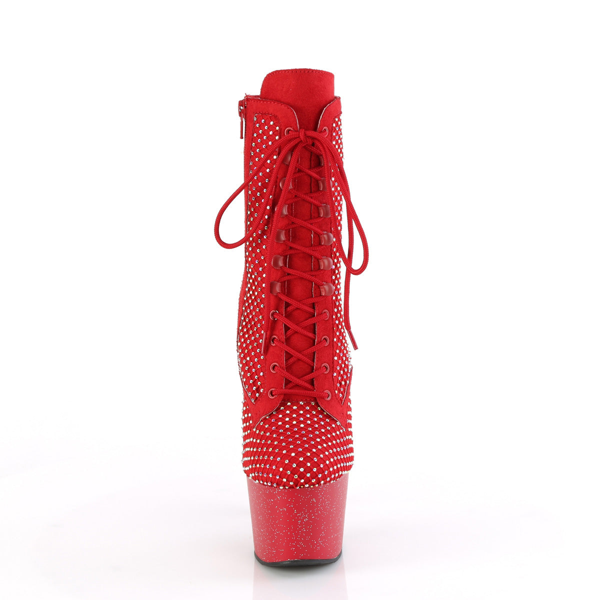 Adore-1020RM Pleaser Calzado Bling Boots con plataformas de brillo