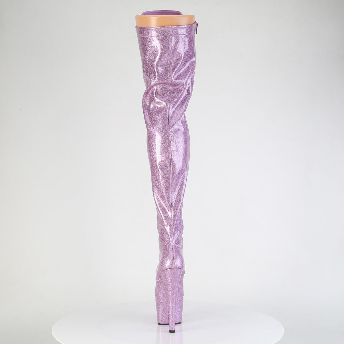ADORE-3020GP Pleaser Pole Dancing Lilac Thigh High Boots