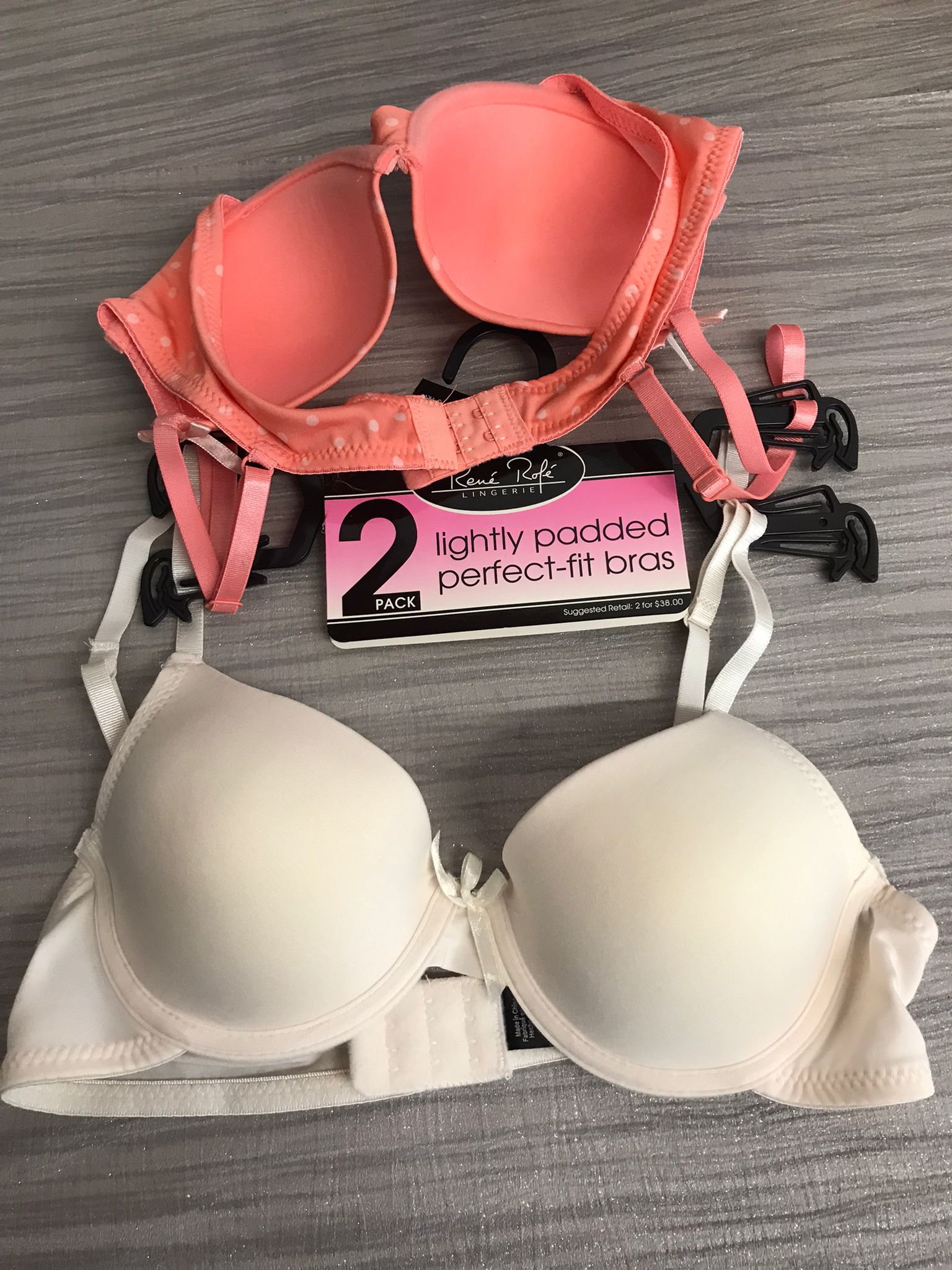 B24939H2 B039 E Dutch 2 On A Hanger Bra 2 Pack Pole Dancing