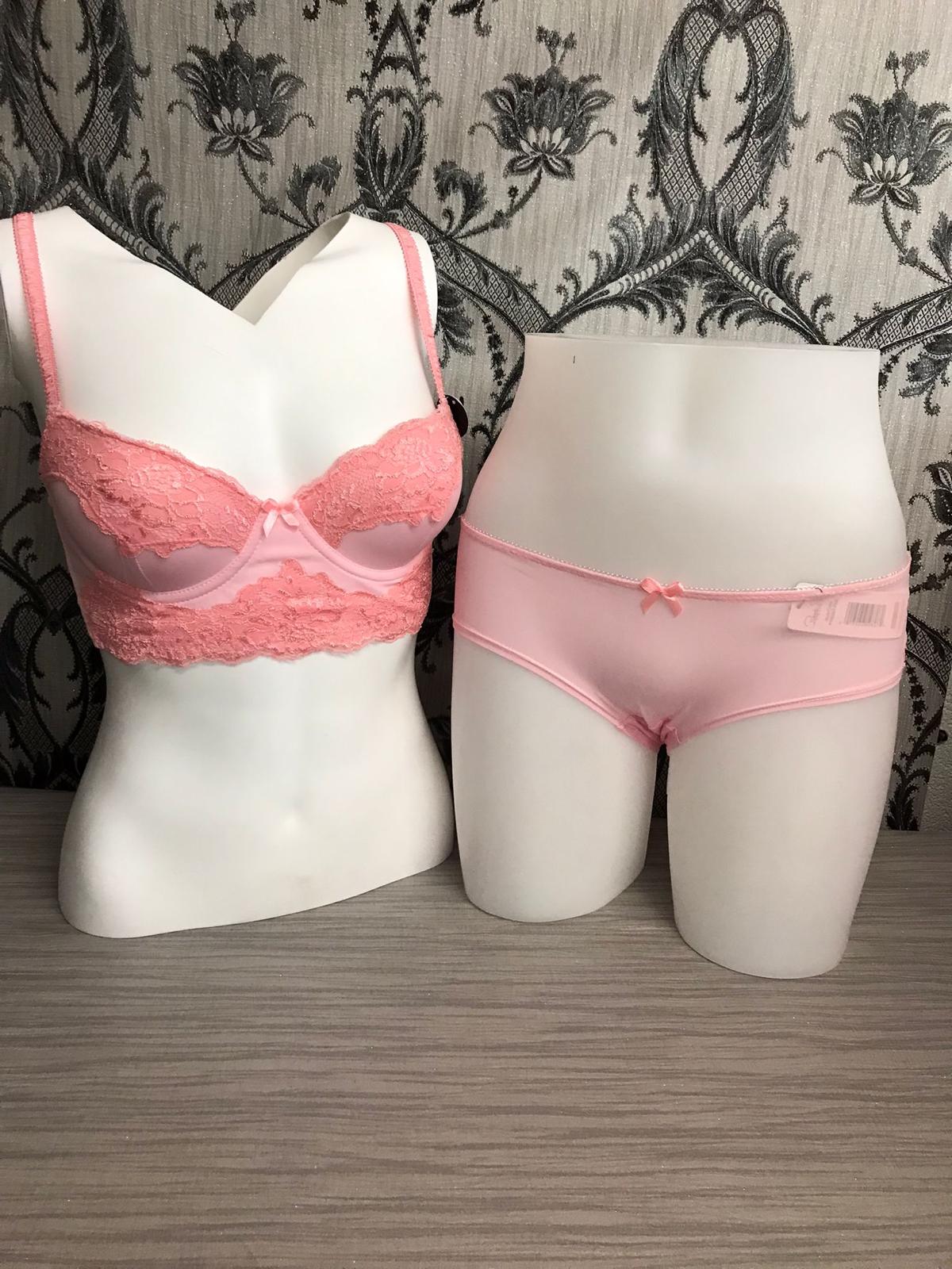 B25207-PNK fior de dantelă longline