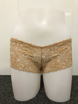Carrie Amber Nude Lace Boyshort