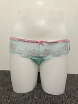 Carrie Amber Lace Thong CA5066T  BLU/PNK