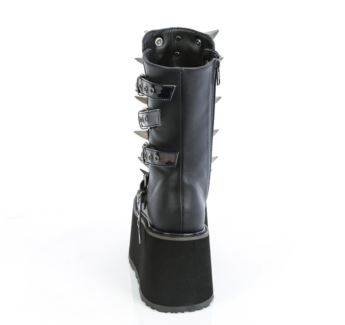 Black  Alternative Knee High Boots -  Demonia Cult DAMNED-156