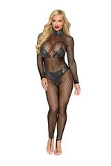 DG0511 Dreamgirl Sexy Bling Bodystocking Diamond Net