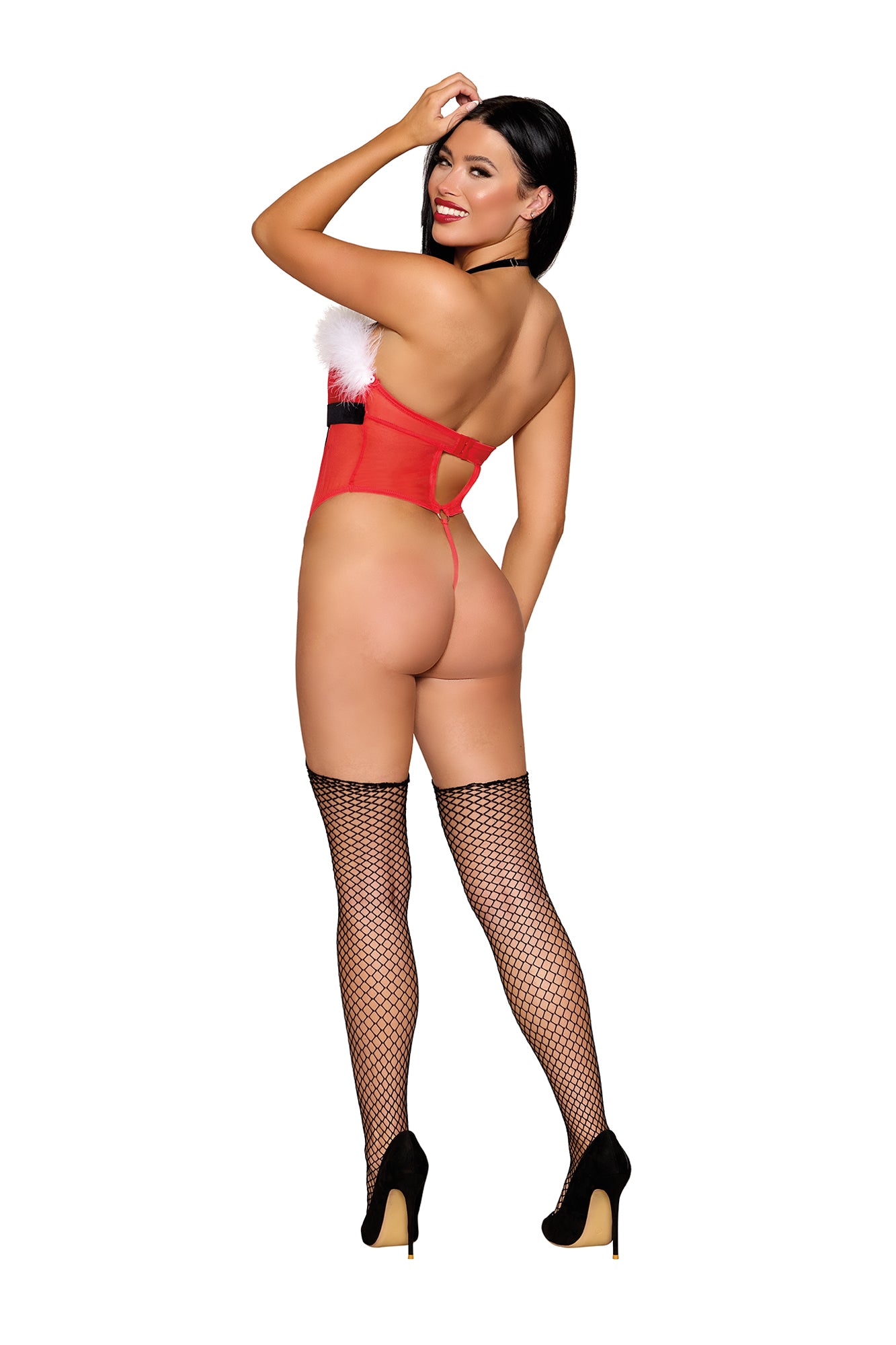 DG13508 Dreamgirl Christmas Santa Garter Teddy