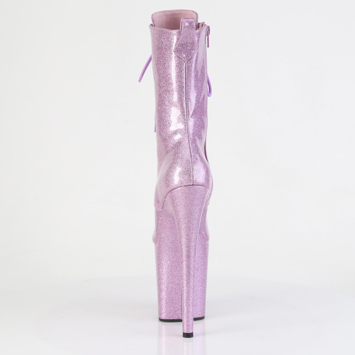 sky 309 pleasers 7 inch heel black glitter pole dancer platform shoes