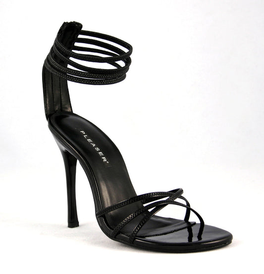 FRESH-36 Pleaser Blk Patent High Heel Alternative Footwear Discontinued Sale Stock