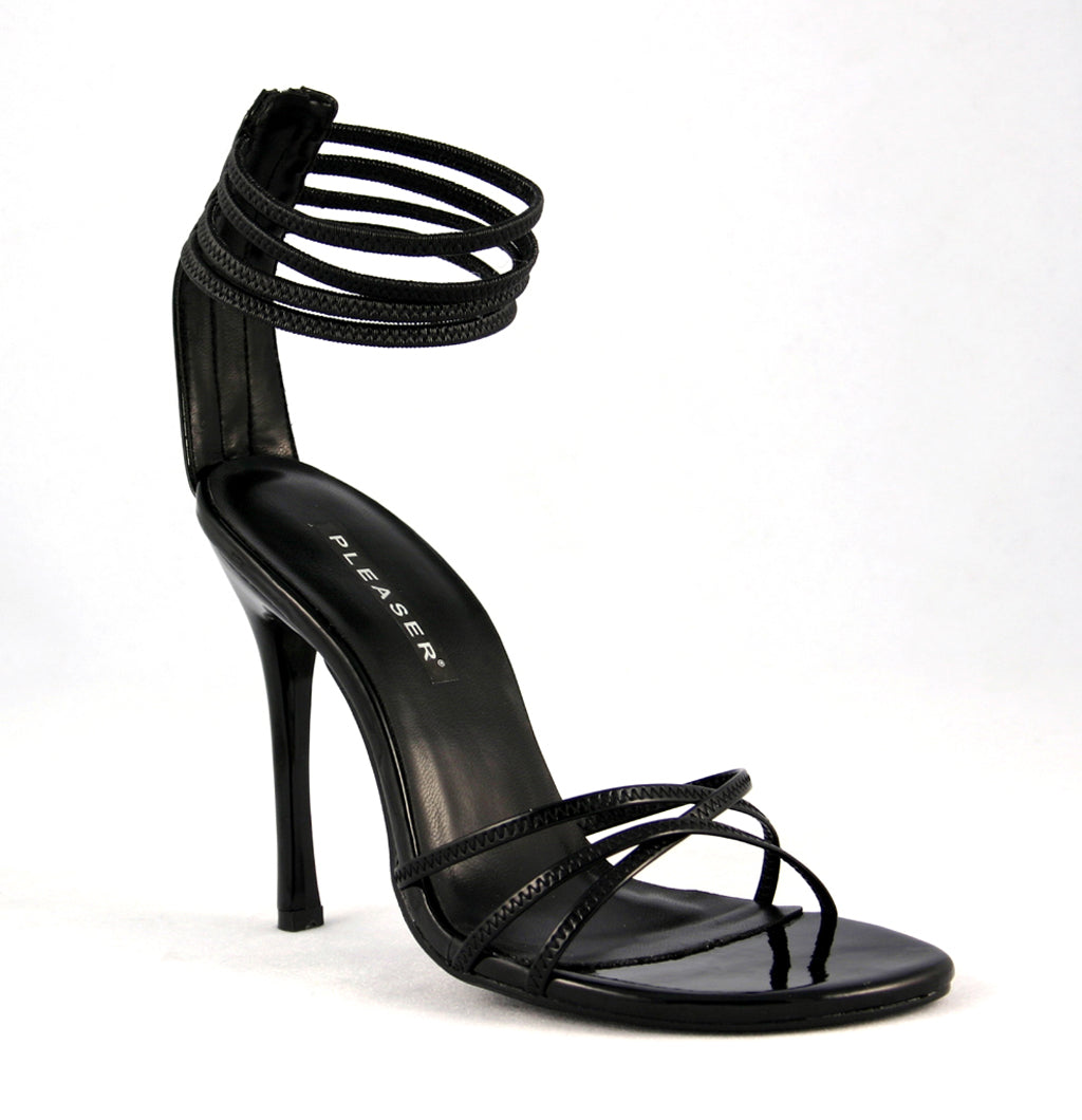 FRESH-36 Pleaser Blk Patent High Heel Alternative Footwear Discontinued Sale Stock