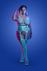 fl gl2135 timelapse glow in the dark bodystocking glows blue
