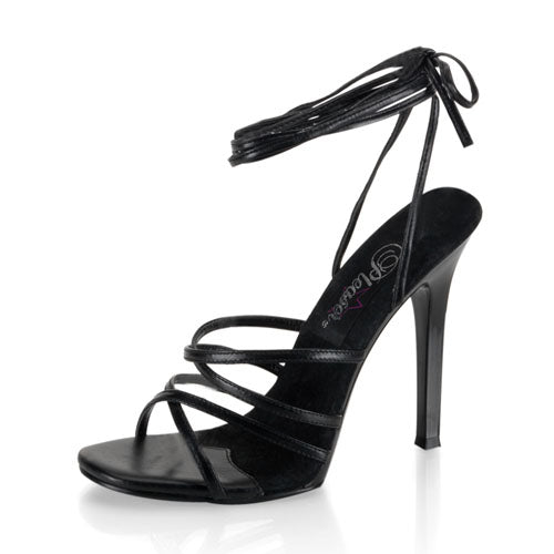 Black Strappy Wrap Around Heels