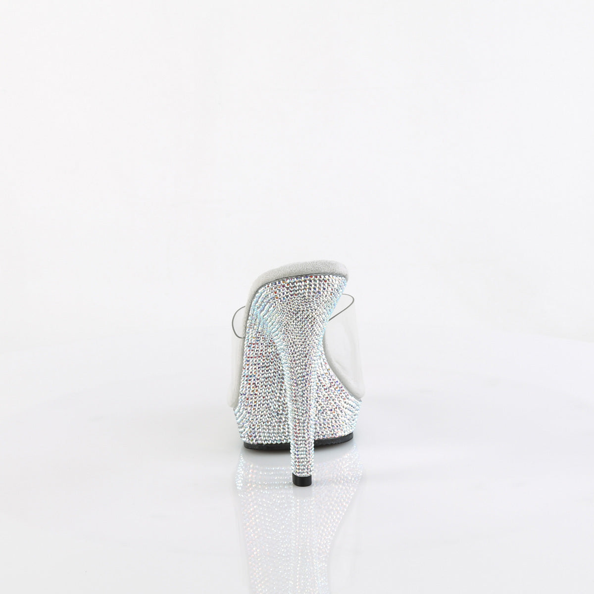 LIP-101DM Fabulicious 5" Heel Clear Bling Posing Comp Heels