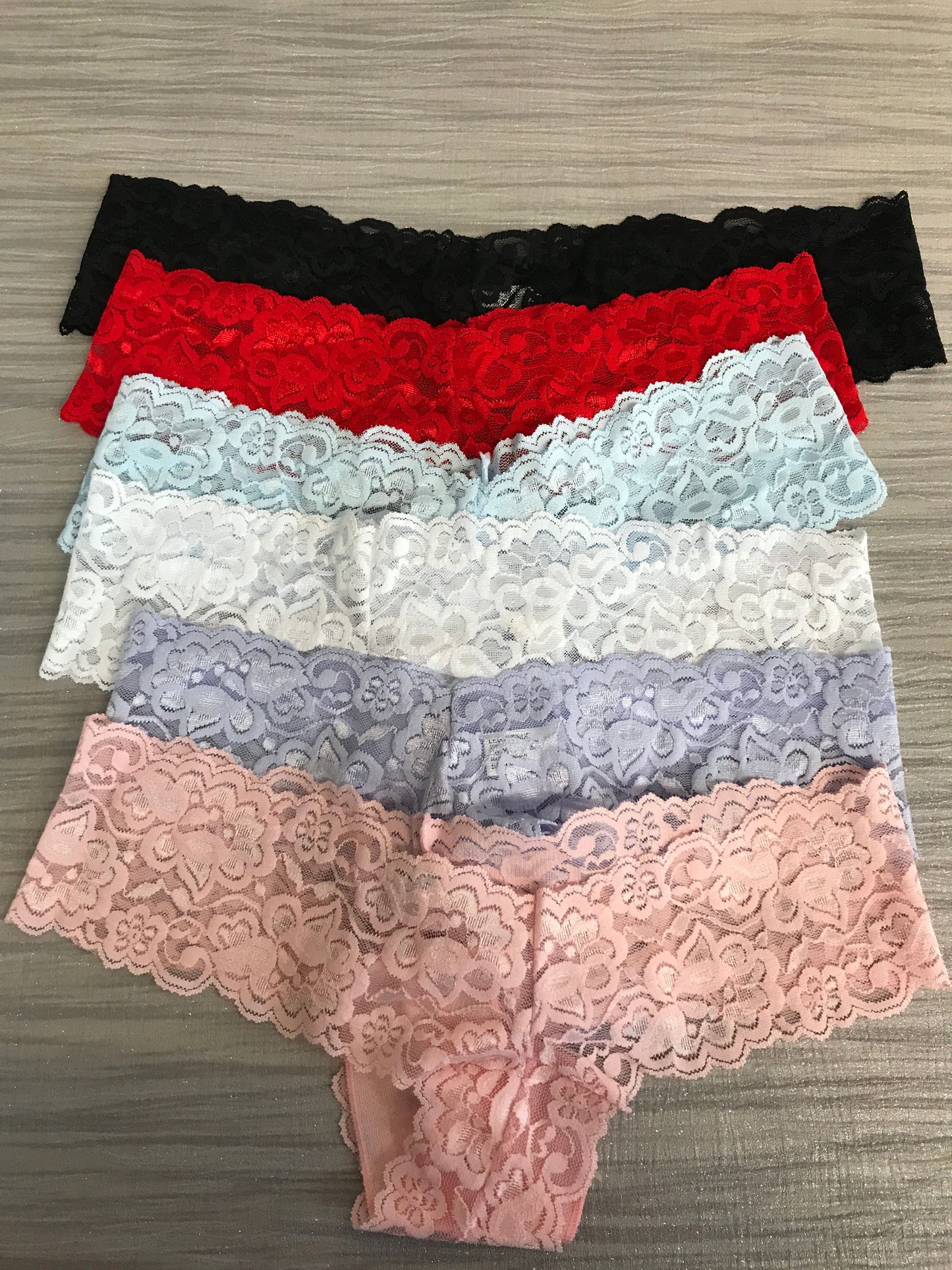 LA2954 Pink Lace Boy shorts