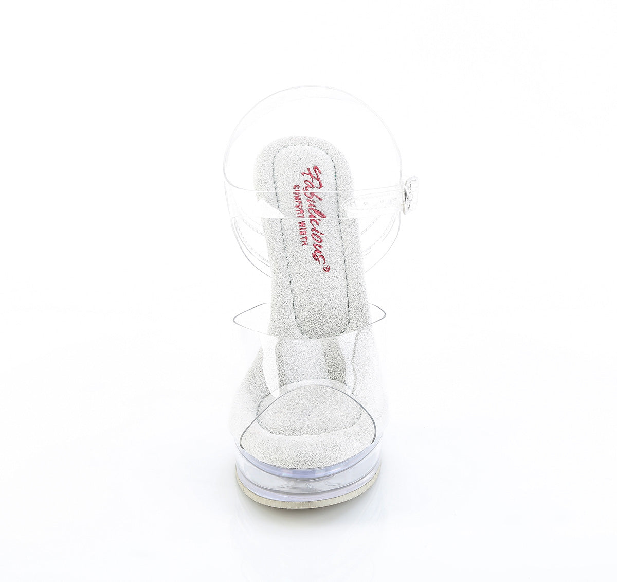 Clear 5 Inch Bikini Fitness Shoes -  Fabulicious MAJESTY-508