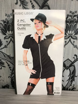 ML70069 2 pc Gangster Fancy Dress Costume