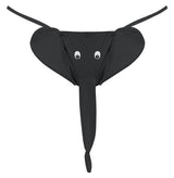 MPPAK708 Squeaker de malepower Elephant G -String - Negro