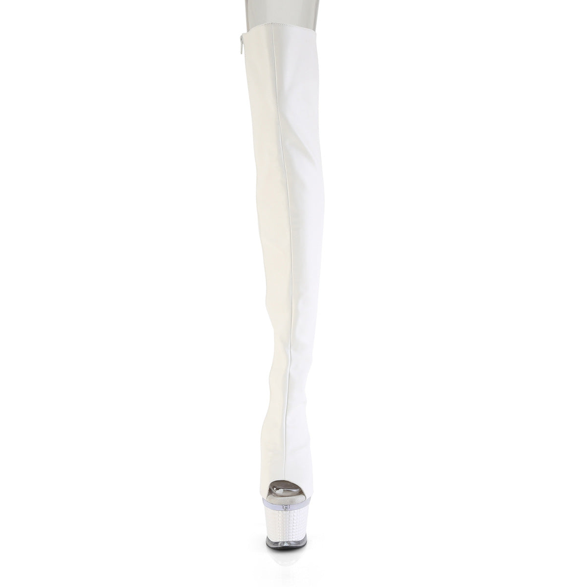 SPECTATOR-3030 Pleaser Pole Dancing Thigh High Boots with Peep Toes